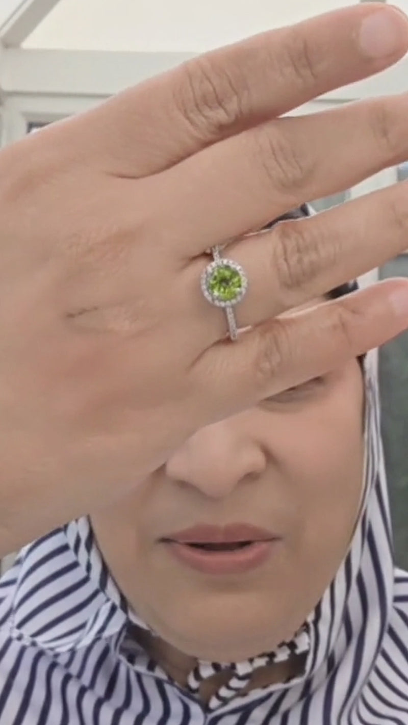Lush Lime Ring - Peridot