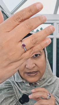 Eternal Flame Ruby Ring – A Symbol of Strength & Passion