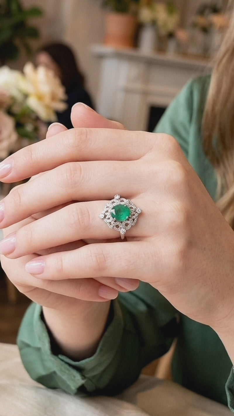 Alcazar Emerald Ring