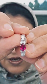 Heritage-Inspired Design - Ruby Filigree Masterpiece