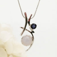 Relish Pendant - Green Fluorite & Tourmaline