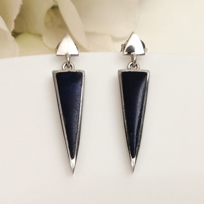 Lucent Earrings - Lapis Lazuli