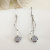 Svelte Earrings - Chalcedony