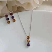 Success Set - Citrine, Amethyst & Ruby