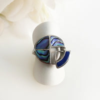 Lapis Lazuli & Paua Shell Ring
