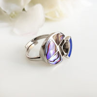 Lapis Lazuli & Paua Shell Ring