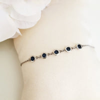 Petite Blue Sapphire Bracelet