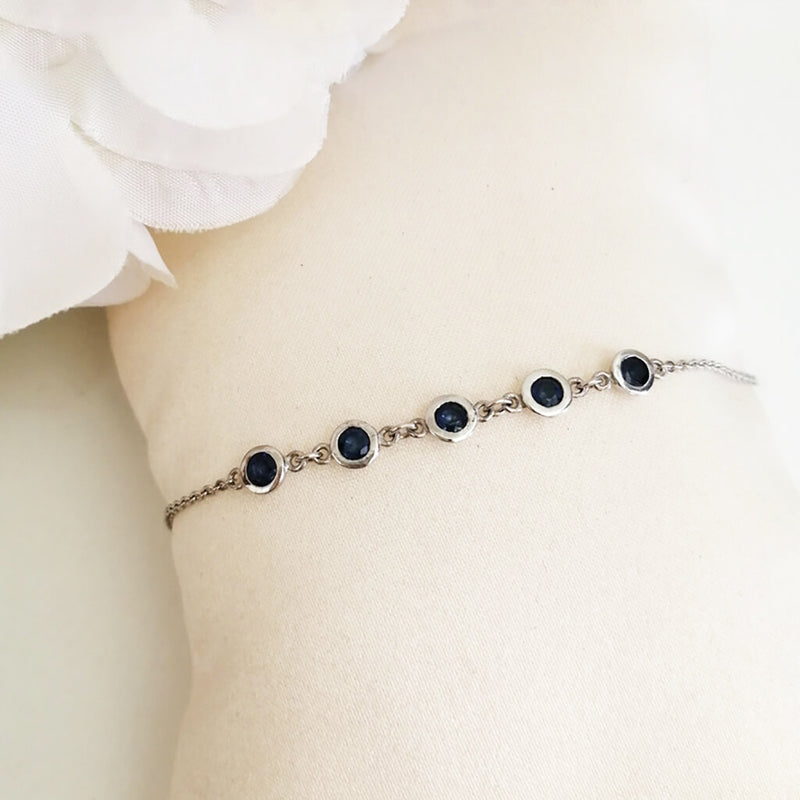 Petite Blue Sapphire Bracelet