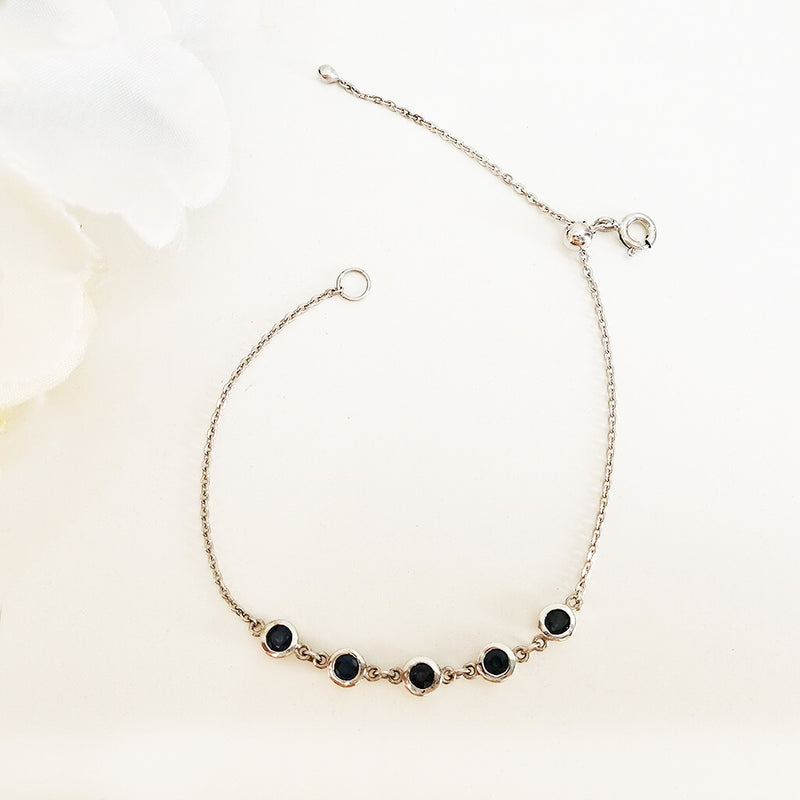 Petite Blue Sapphire Bracelet