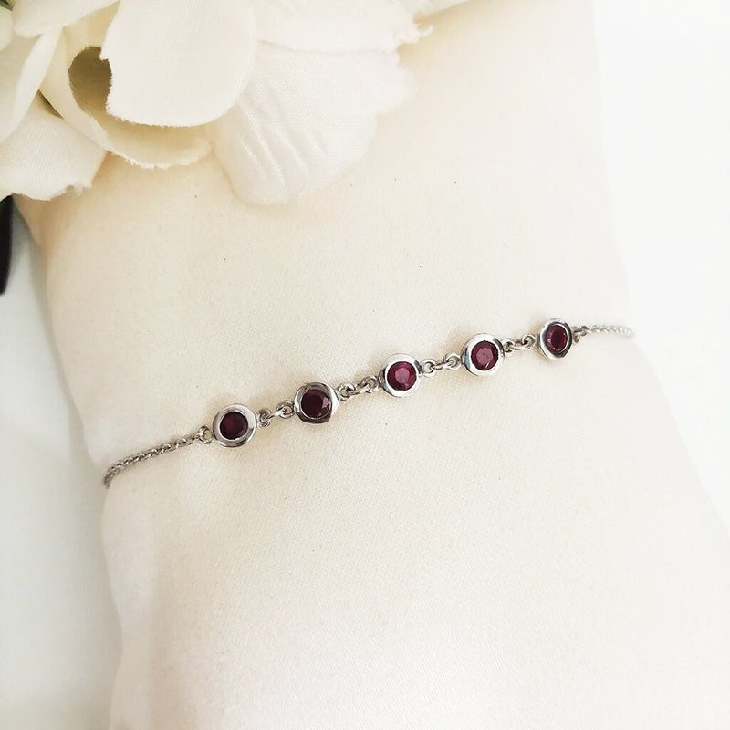 Petite Ruby Bracelet
