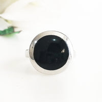 Round Onyx Ring