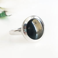 Round Onyx Ring