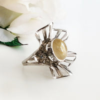Rutile Flower Ring