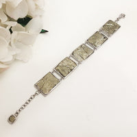 Square Pyrite Bracelet