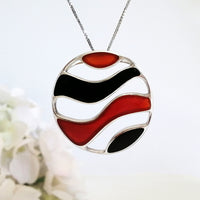 Agate & Onyx Pendant