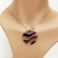 Agate & Onyx Pendant