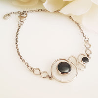 Twirl Bracelet - Hemetite Black