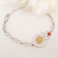 Agate & Moonstone Bracelet