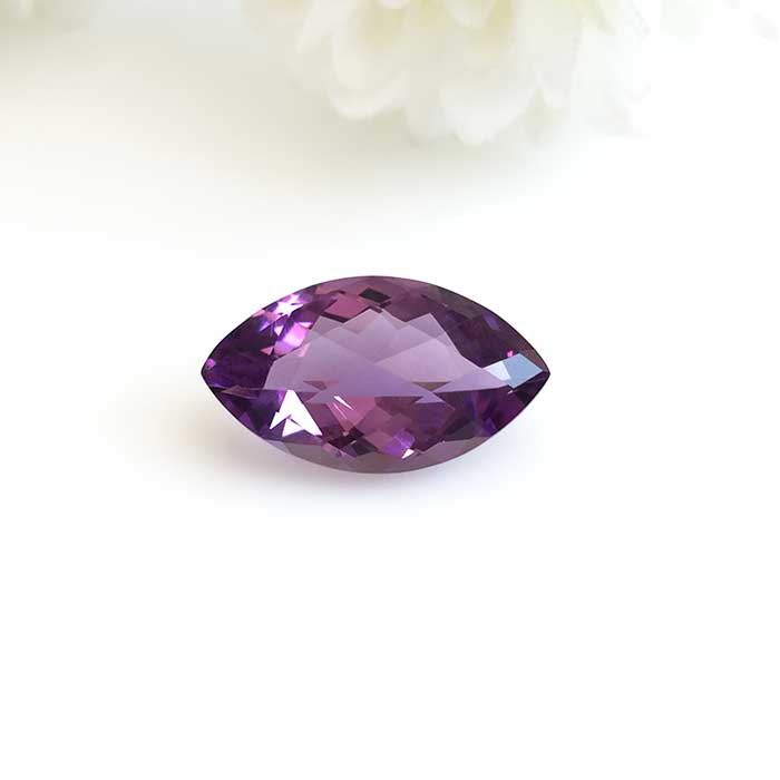 African AMETHYST 7.80 CT - Purple Marquise Shape