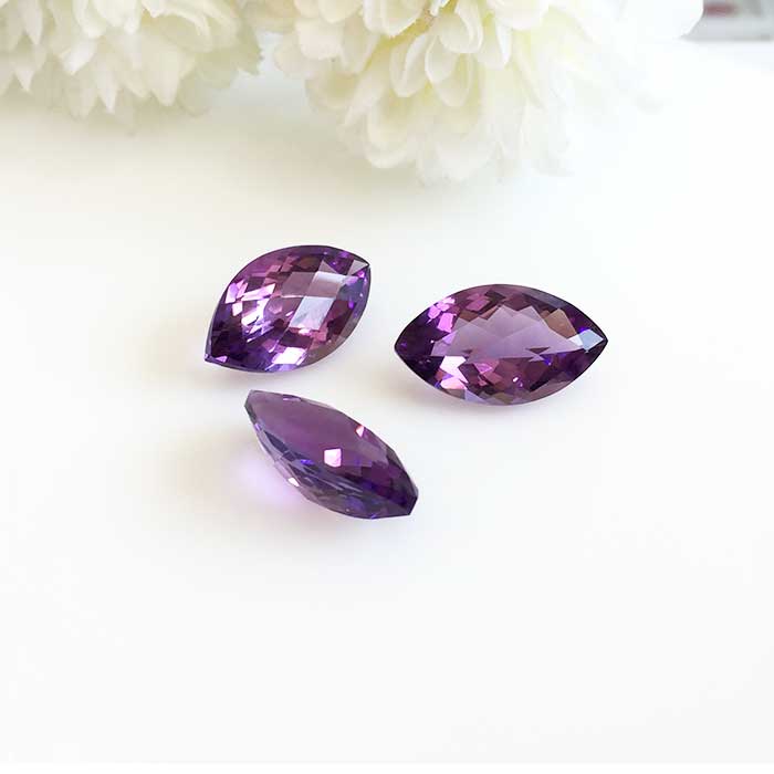 African AMETHYST 7.80 CT - Purple Marquise Shape