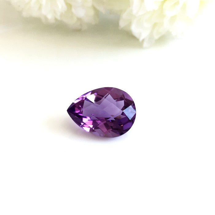 African AMETHYST 8 CT - Drop Shape