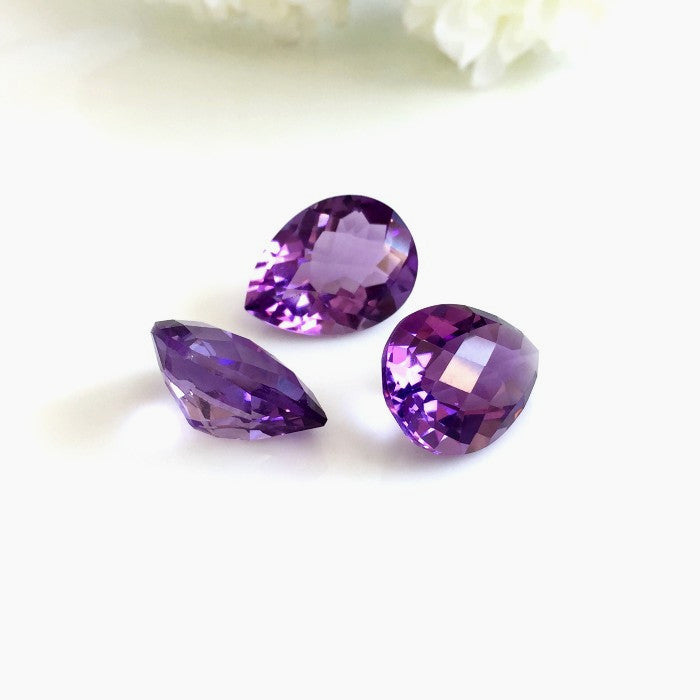 African AMETHYST 8 CT - Drop Shape