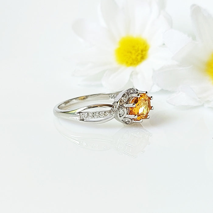 Imperial Yellow Citrine Ring