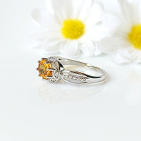Imperial Yellow Citrine Ring