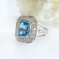 Azureus Deluxe Topaz Ring