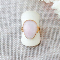 Classic Pink Opal Ring