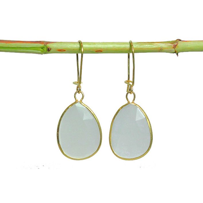 Classic Milky Quartz Earrings
