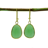 Classic Green Serpentine Earrings