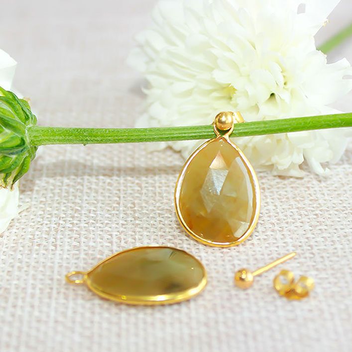 Classic Yellow Sapphire Earrings