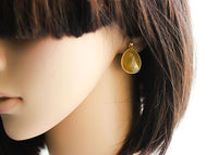 Classic Yellow Sapphire Earrings