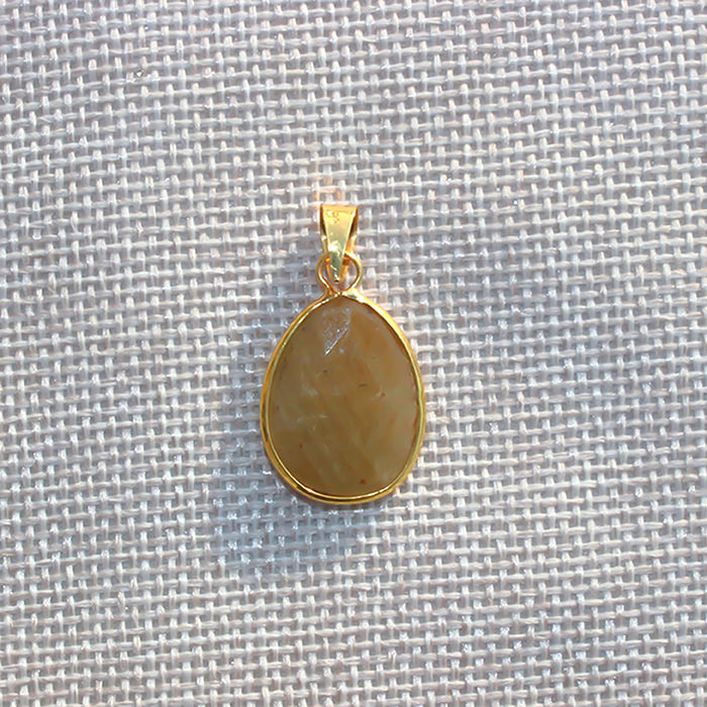 Classic Yellow Sapphire Pendant