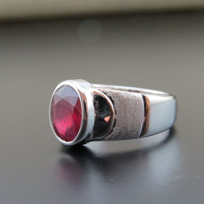 Matted Men Ruby Ring (Bespoke)