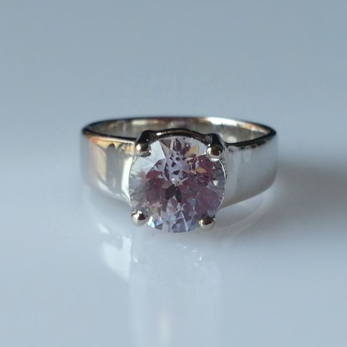 Pavement Men Zircon Ring