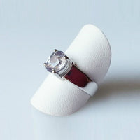 Pavement Men Zircon Ring