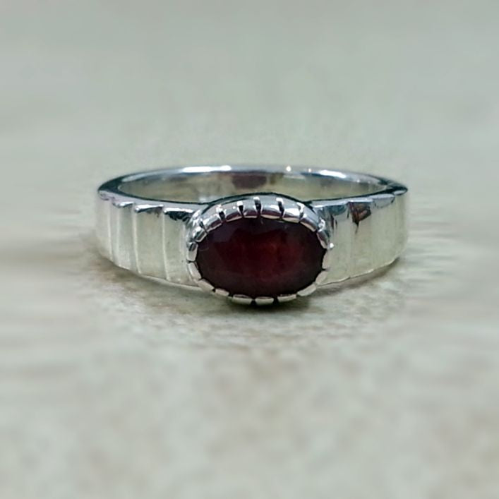 Sportsmans Ruby Men Ring (Bespoke)