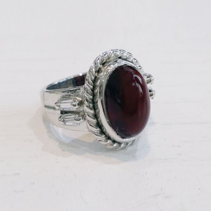 Orbit Men Ruby Ring
