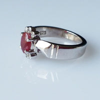 Hard worker Men Ruby Ring