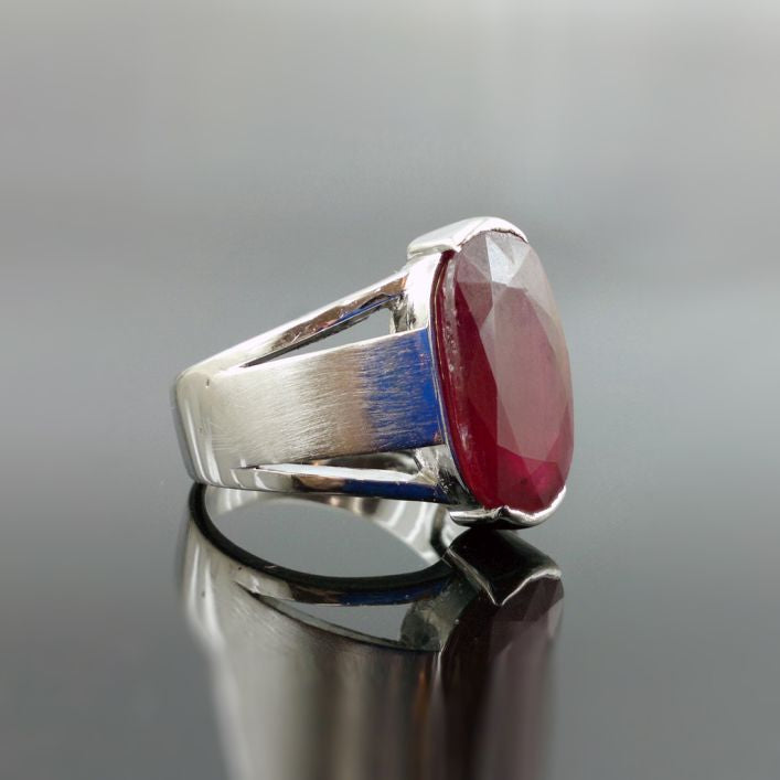 Bridged Men Ruby Ring