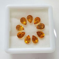 CITRINE- Pear Shape (5 mm x 7 mm)