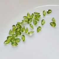 PERIDOT -Pear Shape (5 mm x 7 mm)