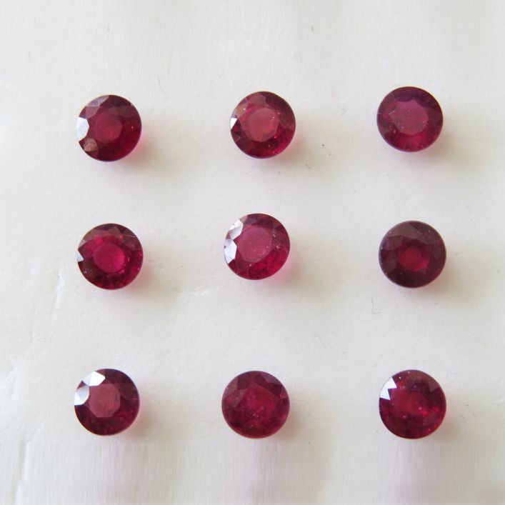 RUBY - Round shape (5 mm)