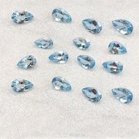 AQUAMARINE - Pear Shape (5 mm x 7 mm)