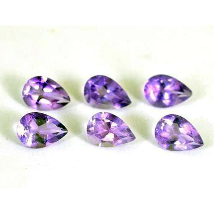 AMETHYST- Pear Shape (5 mm x 7 mm)