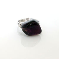 Pebble Amethyst Ring