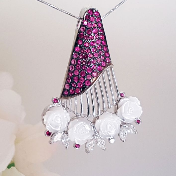 Celebration Pendant - Ruby