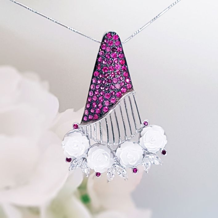 Celebration Pendant - Ruby